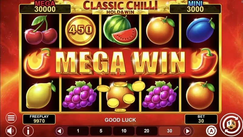 Classic Chilli Hold & Win - vinnande kombination på 243 sätt